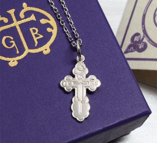 infant orthodox baptism cross