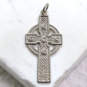 silver Celtic cross