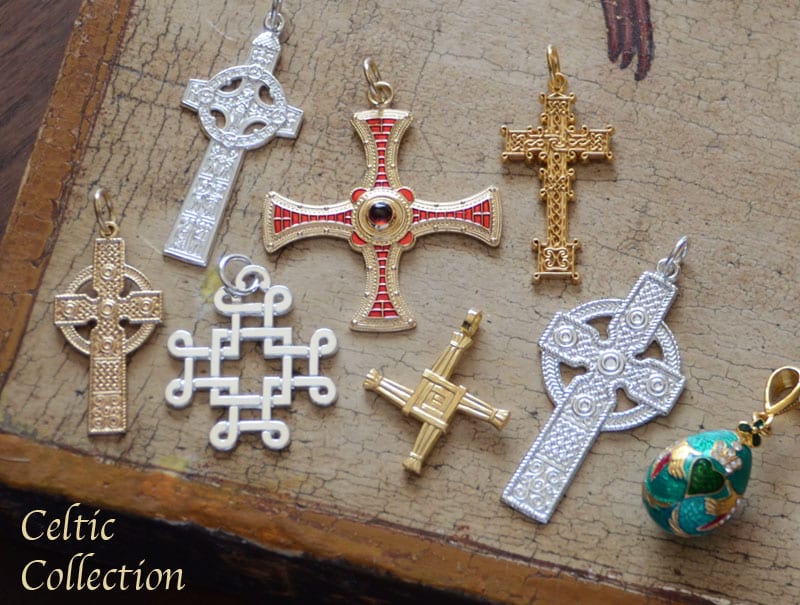 Irish cross pendants