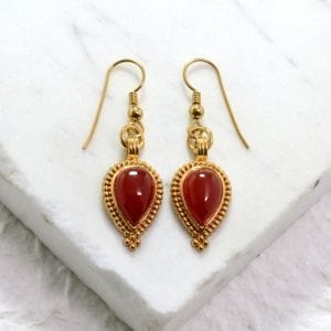 carnelian earrings