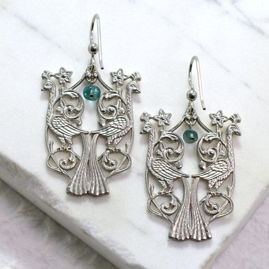 birds of paradise earrings