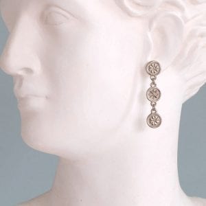 silver dangle earrings