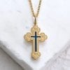 gold Greek cross