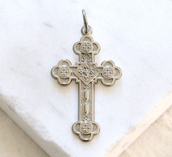 Orthodox cross pendant