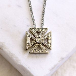 Greek Diamond Cross